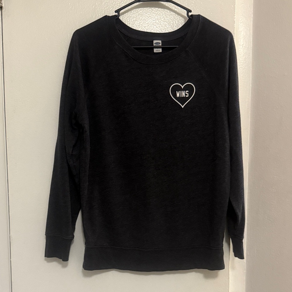Love Wins Black Crewneck Sweatshirt